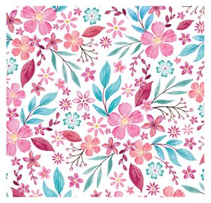 Ditsy Pattern Deep Pink