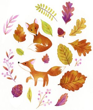 Autumn Foxes